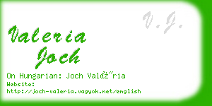 valeria joch business card